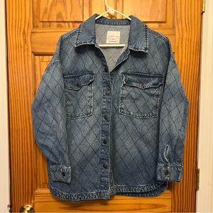 Celebrity Pink Denim Shacket